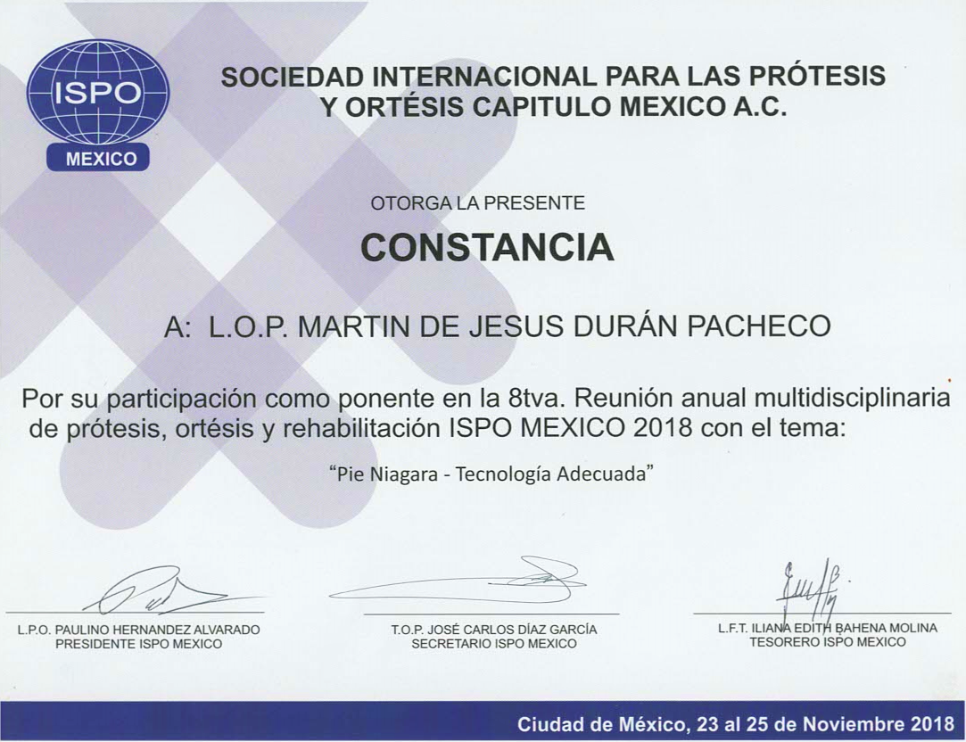 Constacia ISPO Mexico 2018